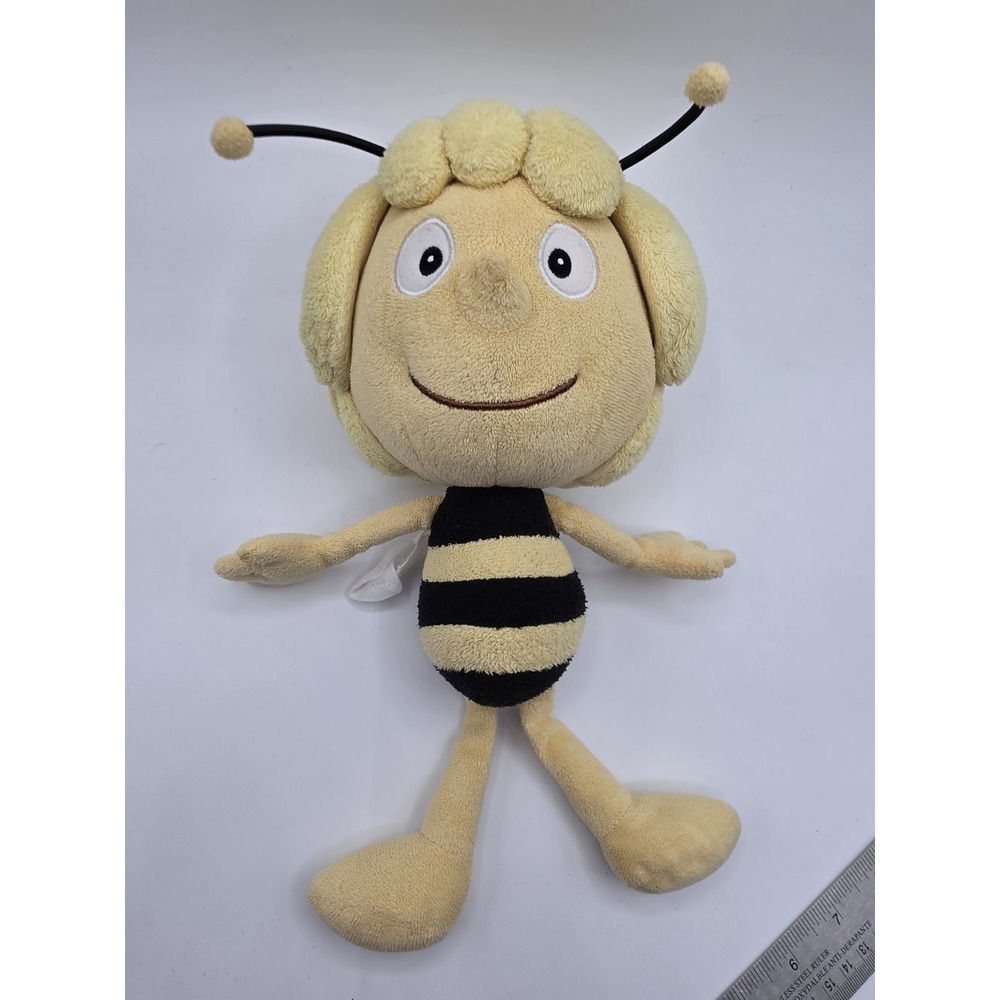 Maja Maya the Bee Soft Plush Toy 8-10 Inch Small Black And Yellow